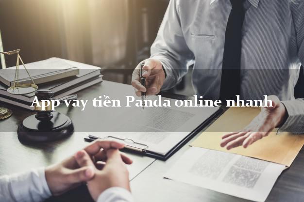 App vay tiền Panda online nhanh
