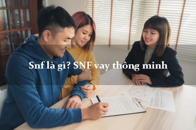 Snf là gì? SNF vay thông minh